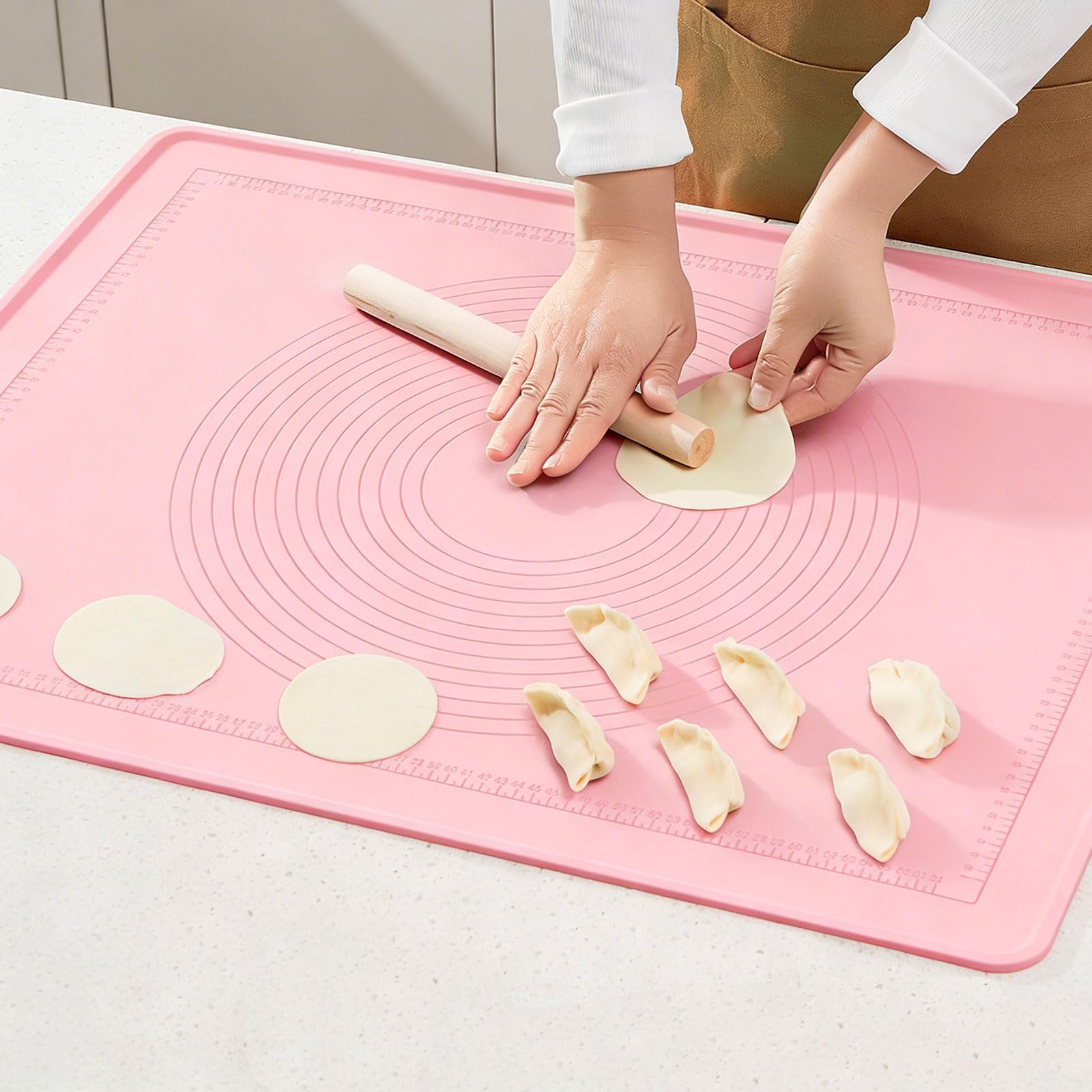 80 x 60 cm Silicone Baking Pastry Mats with Measurement for Rolling Dough