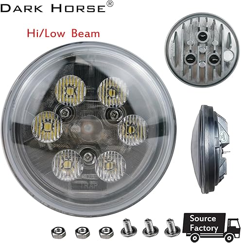 Miniatura 7 de Dark Horse Kit de faro de tractor LED de 300W 9ack compatible con faros de tractor John Deere serie 50 4050, 4250, 4450, 4650, 4850+