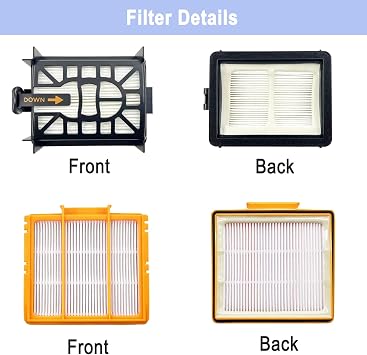 Accessories Kit for Shark AI AV2501S AV2501AE RV2502AE RV2610WA RV2610WD Vacuum Cleaner,1 Main Brush,3 Filters,6 Side Brushe,1 Roller Brush Cover,1 Pre Filter,1 Filter&1 Pre-Motor Foam&Felt Filter