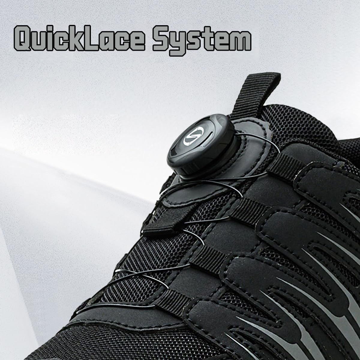 Arbeitsschuhe Herren Leicht Sicherheitsschuhe, Stahlkappenschuhe Damen, Atmungsaktive Bequeme &Breite Passform, Gummisohle
