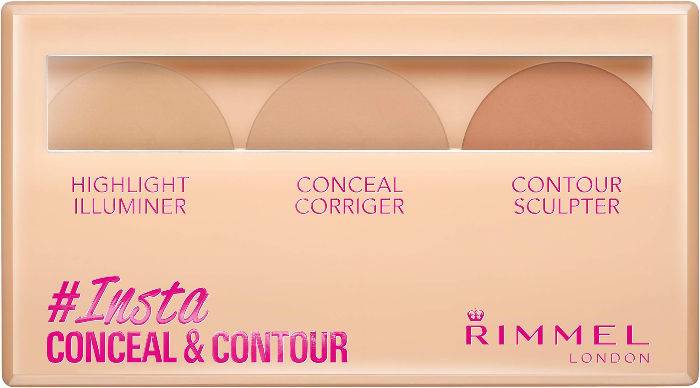 Rimmel London, Insta Conceal & Contour Palette, Shade 010, Light