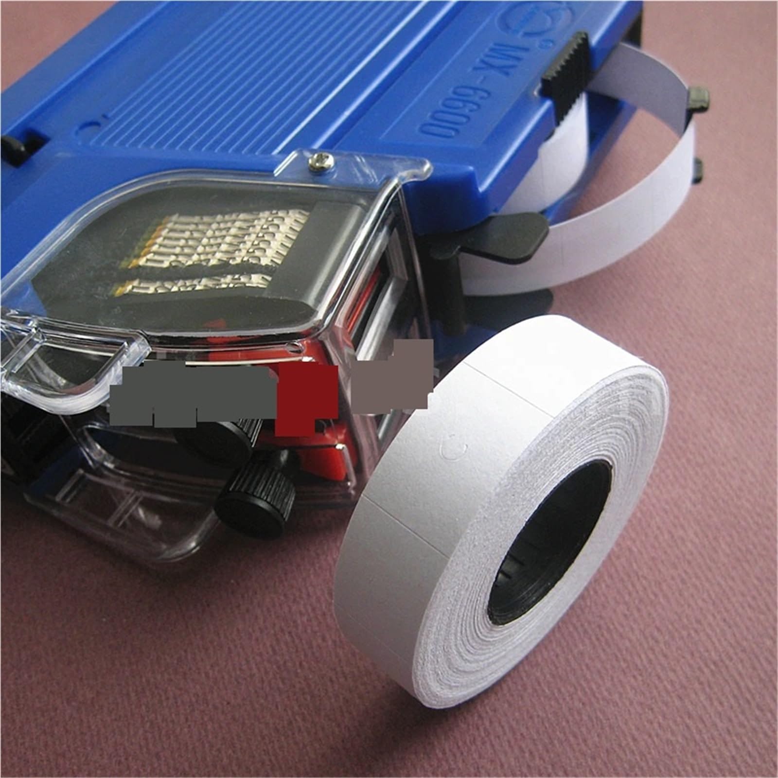 Étiquettes pour étiqueteuse de prix, étiquettes en papier, colorées, pour étiqueteuse à deux lignes, pistolet de marquage de prix n° 6600, autocollants, rouleaux, étiquettes de prix (rose)