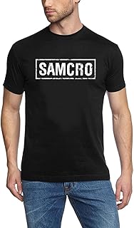 Coole-Fun-T-Shirts T-shirt Mężczyźni T-Shirt FT Patch Sons Of Anarchy Redwood Original Samcro