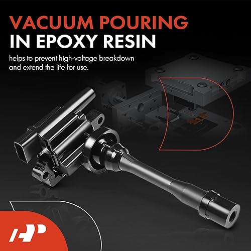 Miniatura 3 de A-Premium Paquete de bobinas de encendido compatible con Chrysler Sebring SOHC 2001-2005 Dodge Stratus SOHC 2001-2005 Mitsubishi Eclipse Galant