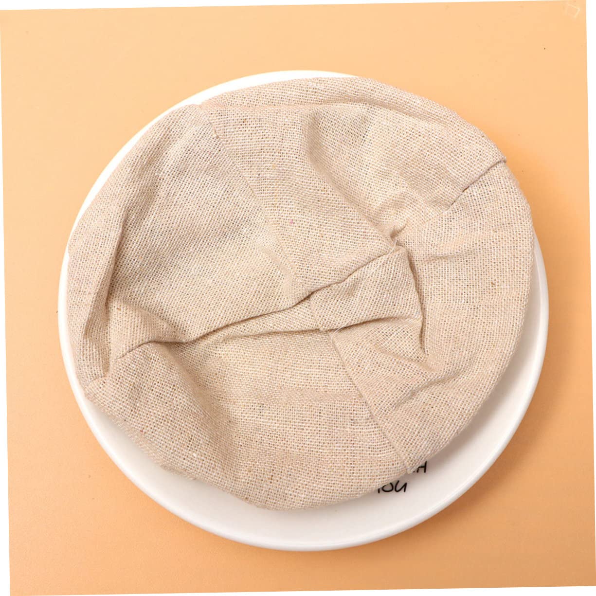 MAGICLULU 2 Sätze Gärkorb-stoffabdeckung Brotkorbauskleidung Lebensmittelbehälter Mit Deckel Brotteig Fermentations Abdeckung Brotteig Fermentationskorb Abdeckung Backgerät Khaki 8 Stück * 2