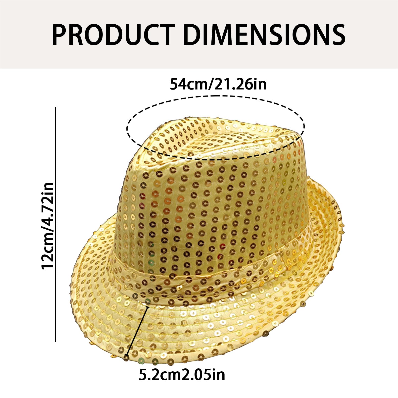 AWAVM Costume Kids Hat for Boy Girls Western Jazz Dance Hat - Image 2