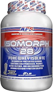 APS Nutrition IsoMorph 28: 28g Pure Whey Isolate (Ultra-Filtered, Vanilla Milkshake, 2lb)