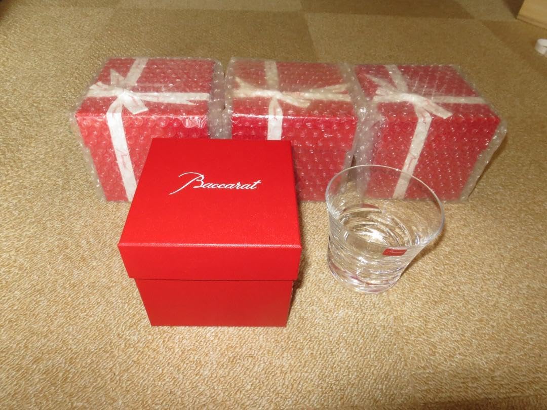 BACCARAT クリスタルロックグラス4個セット(各箱入り)