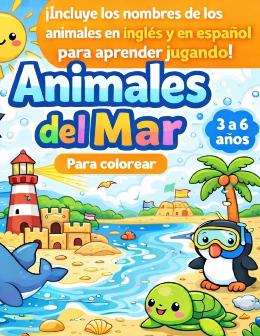 ANIMALES DEL MAR: PARA COLOREAR