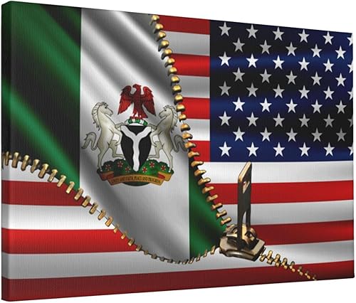 Miniatura 8 de Pintura de pared con bandera estadounidense y bandera panameña de Panamá, impresiones artísticas de pared de 12 x 18 pulgadas, sin marco, póster de