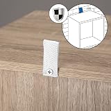CASARIA® Skylar 4 Compartment Bookcase | 106x30x30cm | Anti-tip | Floor Protector | 40kg Load Capacity | Living Room Bedroom Office Shelves Shelf Freestanding Shelving Cube Unit | Oak - 6