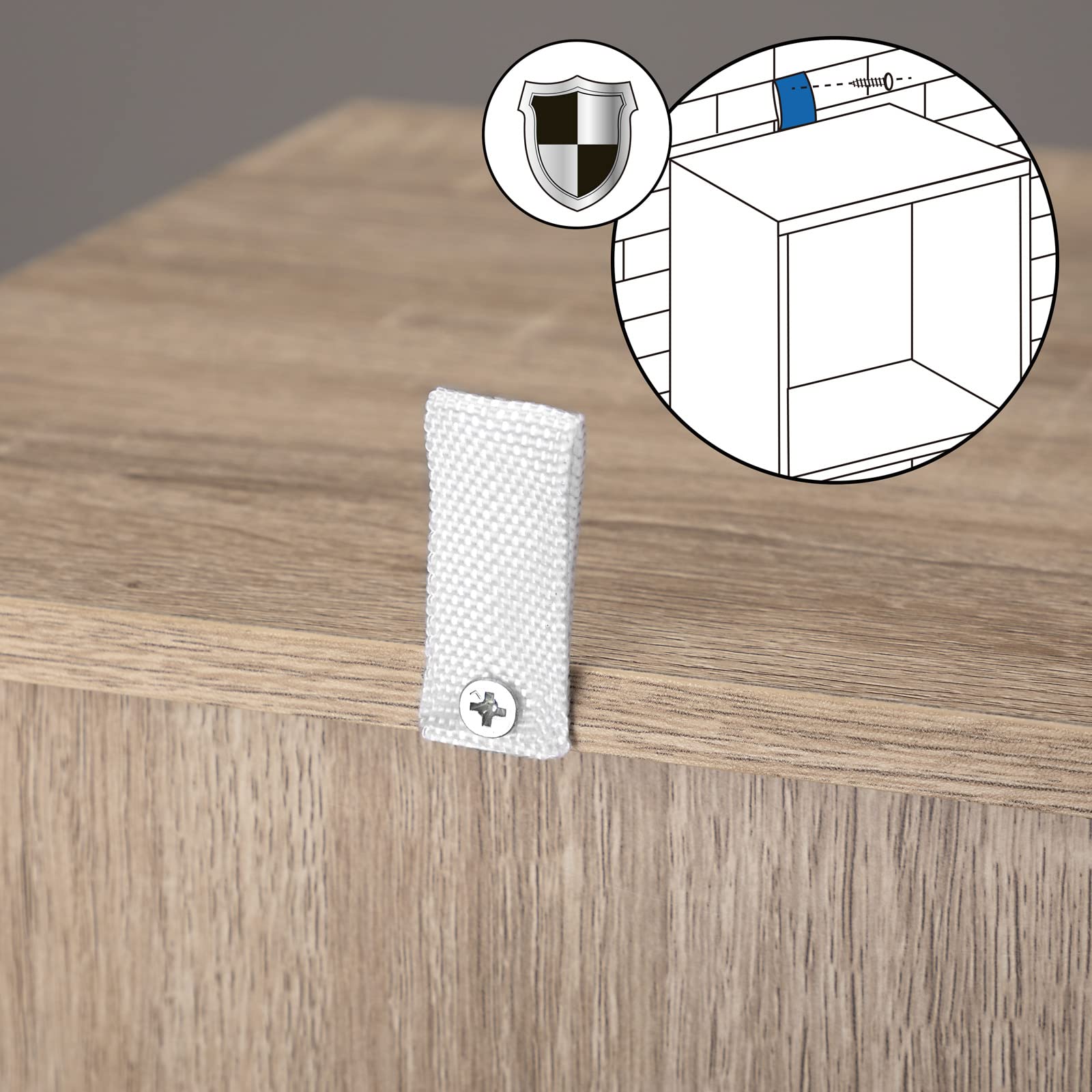 CASARIA® Estantería con 4 Estantes Abiertos 106x30x30cm Librería Biblioteca Mueble Organizador Oficina Dormitorio Estable Duradero Capacidad Carga 40Kg Roble | 4 Niveles, Amplio Espacio, Protector Suelo, Antivuelco, Fácil Limpiar, Mueble Organizador Ofici