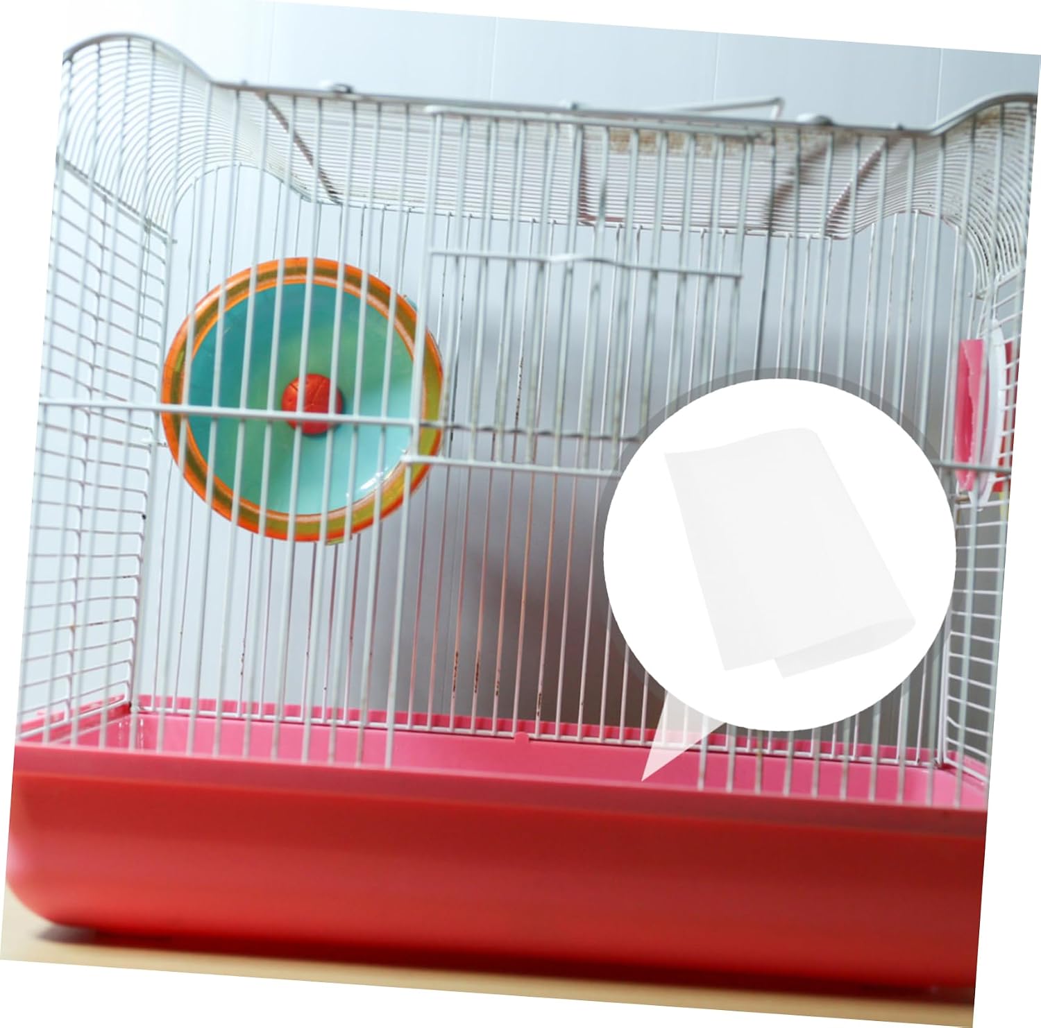 BESPORTBLE 100pcs Bird Cage Liners Disposable Parrot Cushion Pads Strong Absorbent Mat for Easy Cleaning and Maintaining Fresh Environment for Birds