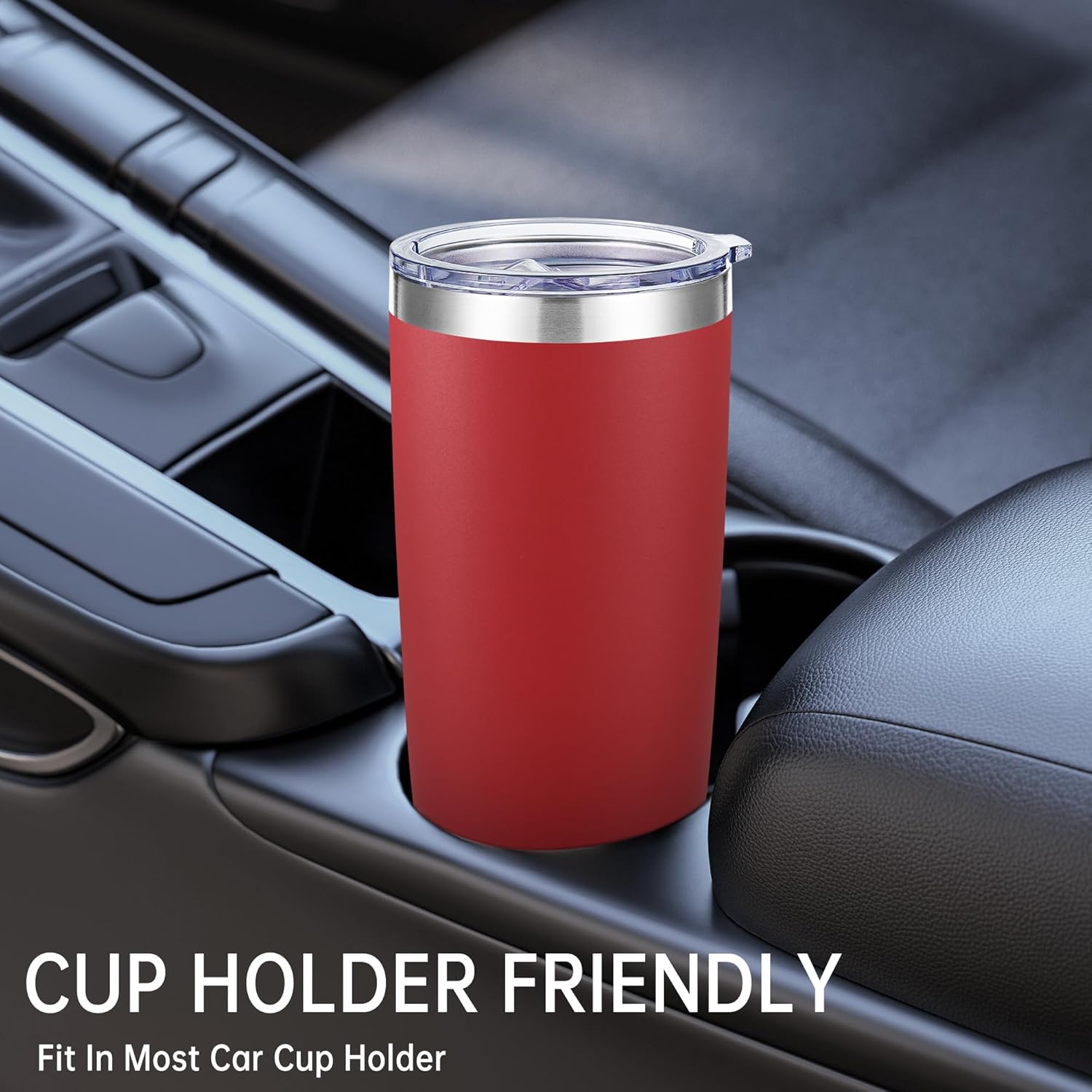 20 oz Tumblers Bulk Stainless Steel Tumbler with Lid Double Wall Vacuum Insulated Coffee Mug 20oz Powder Coated Cup for Hot and Cold Drinks, Mix Color, 12 pack - Image 6