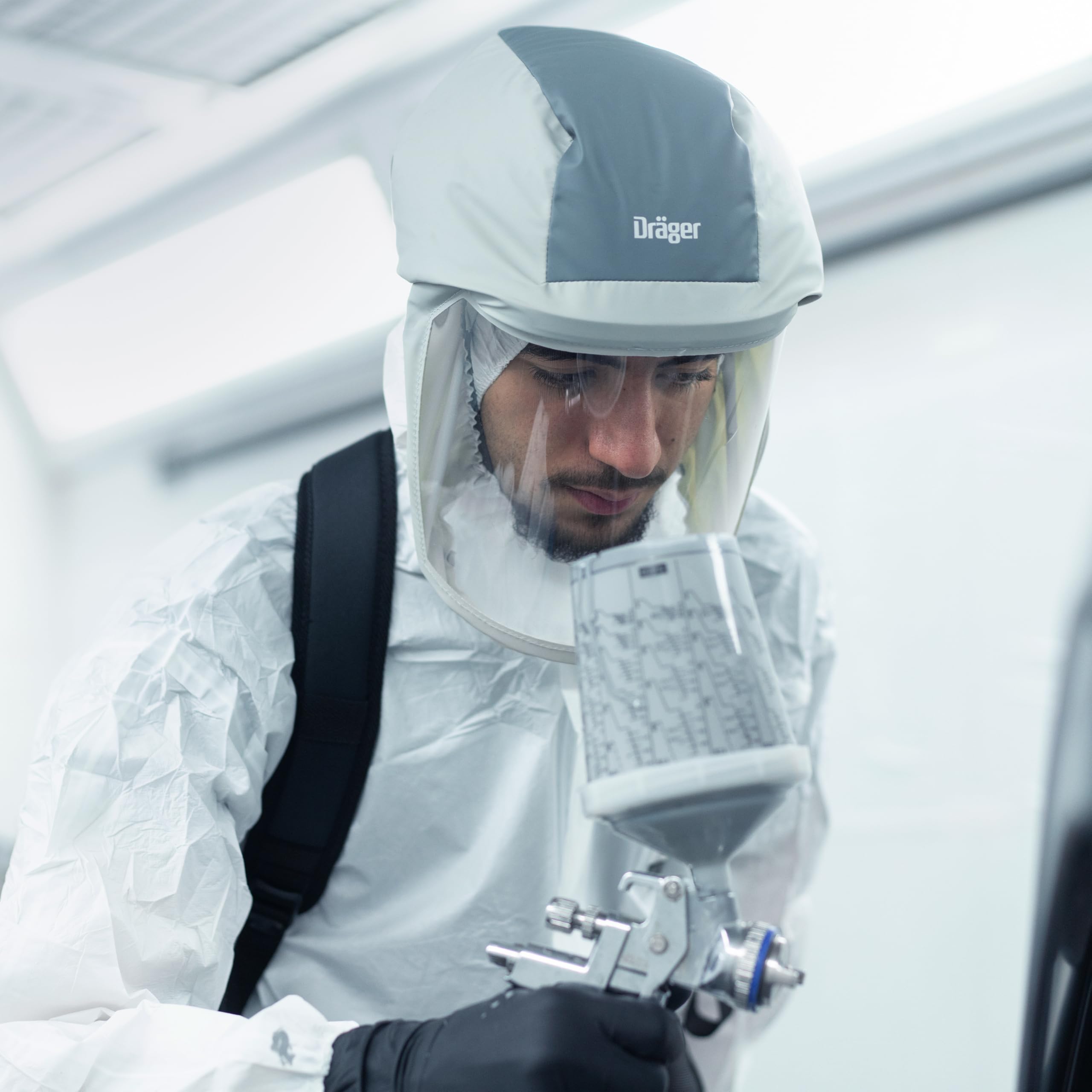 Dräger X-plore 8000 Premiumhaube kurz | Wechsel-Haube der Schutzstufe TH3