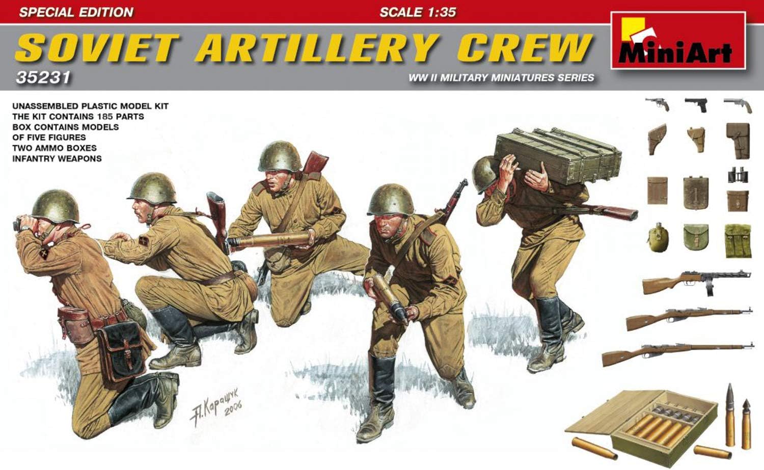 Unbekannt MiniArt MIN35231 Artillery Model Kit, Various, Mittel
