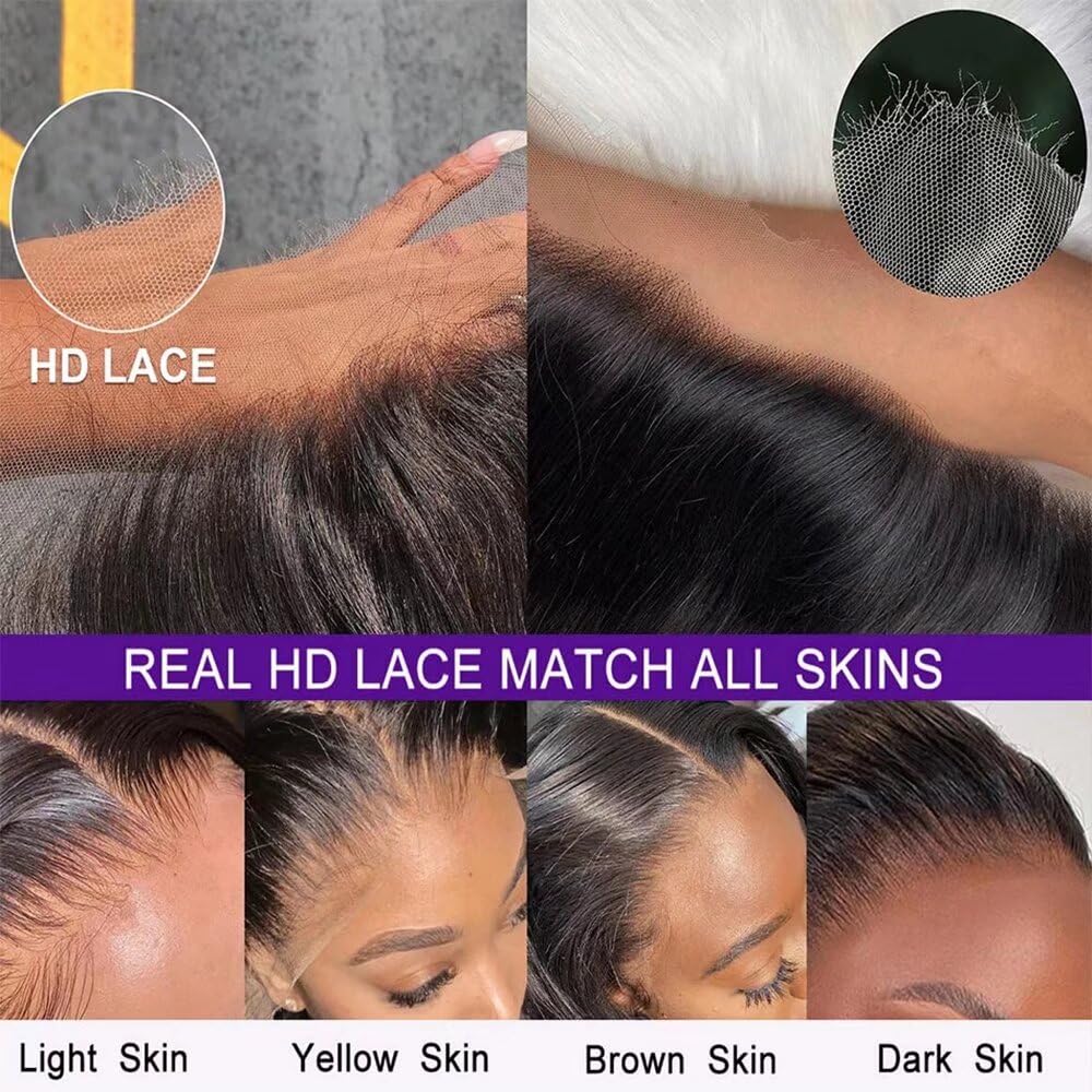 Curly Highlight 1b/27 Color Lace Front Human Hair Wig Short Bob Brazilian Remy Human Hair 13x6 HD Transparent Lace Front Wig Pre Plucked 150% Density with Baby Hair Natural Hairline 12inch