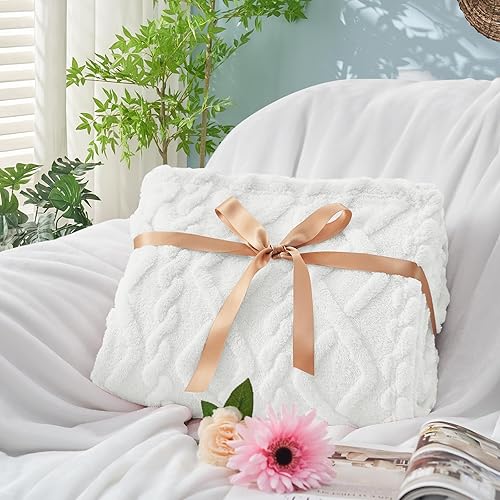 Miniatura 8 de KMUSET Manta infantil para niños y niñas, 30 x 40 pulgadas, manta suave y acogedora manta de jacquard 3D gris oscuro