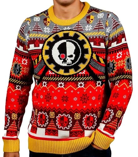 Aaa Merchandise Unisex Multi Warhammer 40,000: Adeptus Mechanicus Christmas Jumper (Uk, Alpha, Xxl, Regular, Regular)