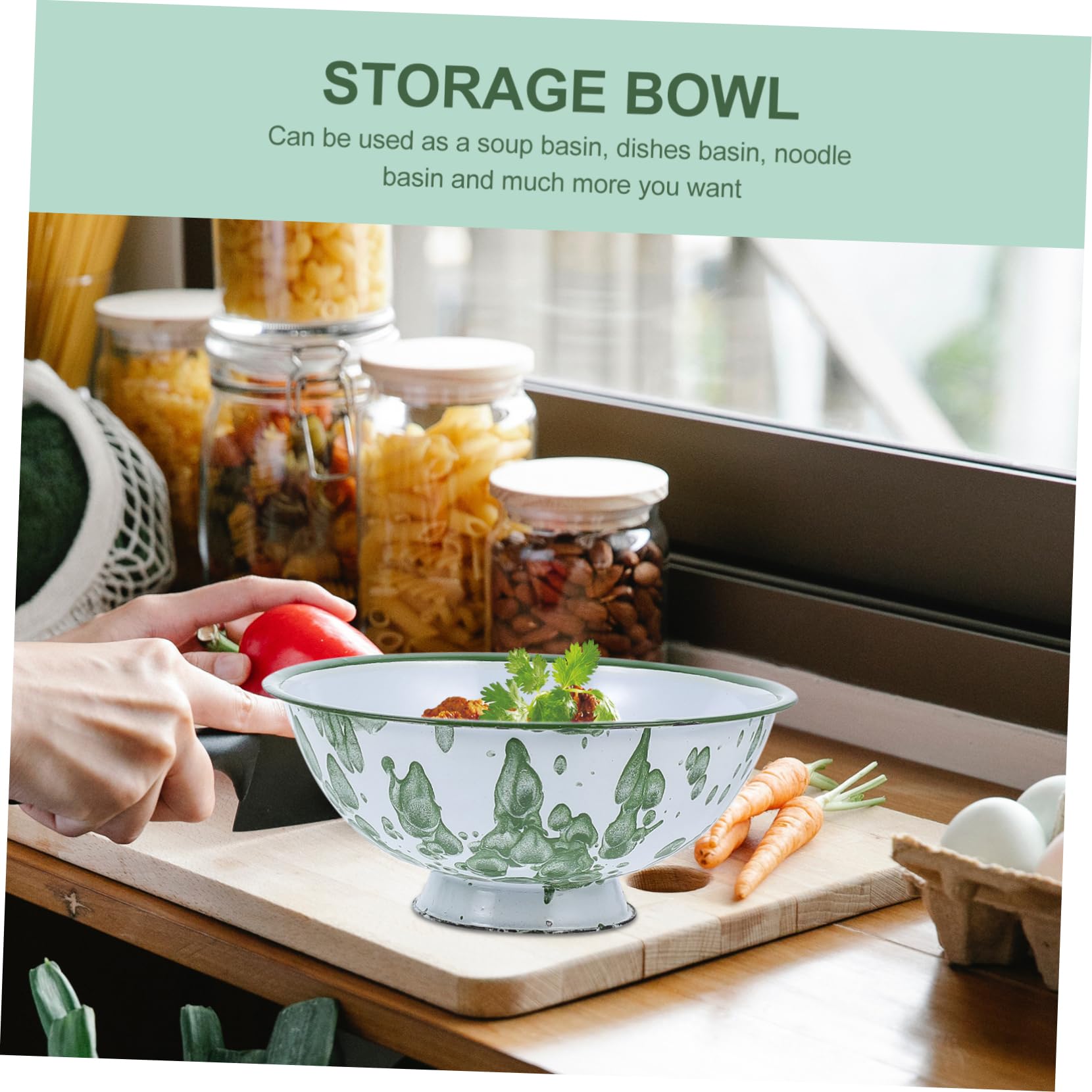 Amazon.co.jp: 2 個 ホーロー ボウル ラーメン ボウル 電子レンジ対応 