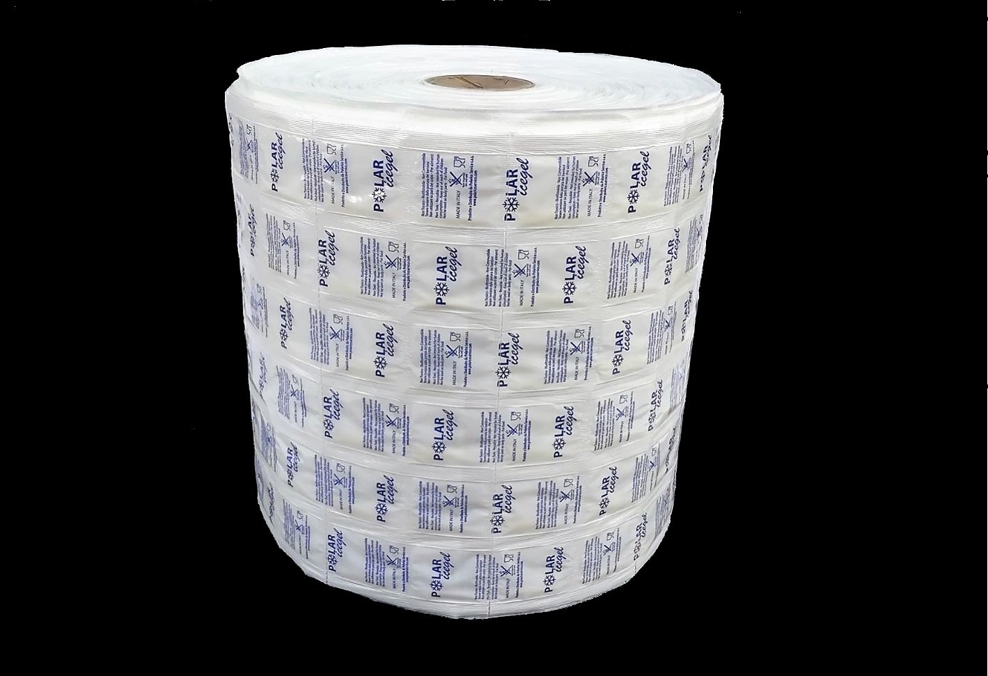 Hielo sintético Polar IceGel de bobina Composta de 856 hojas perforados de 12 cellette inattivate (Pari a 10.272 cellette).Made in Italy