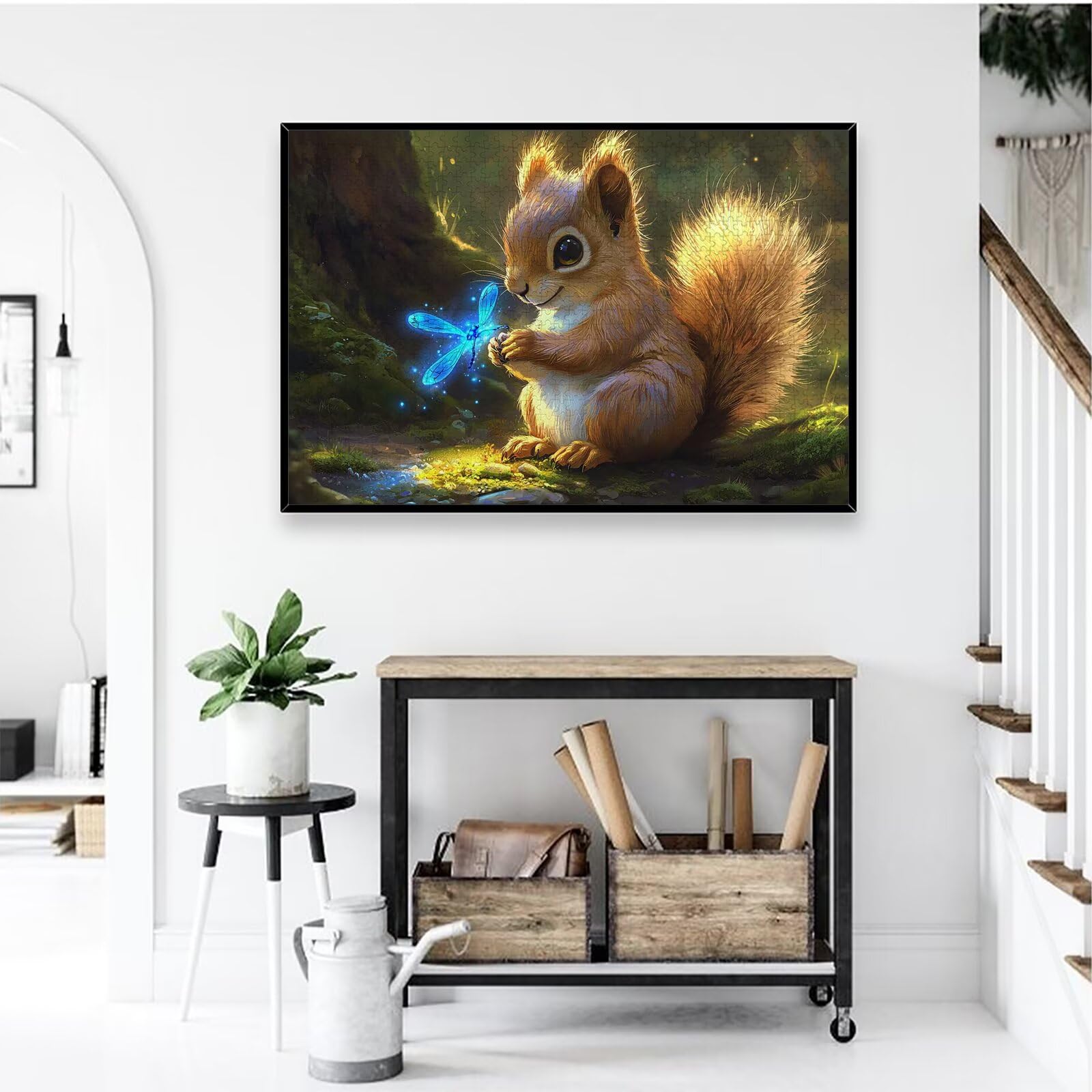 Puzzle 1500 Piezas, Puzzle Ardilla con Caja para Adultos, DIY Animal Rompecabezas Madera para Adultos, 1500 Piezas Rompecabezas Desafiante, para Decoracion Hogar, Regalo Mujer, Regalo Hombres, -1634