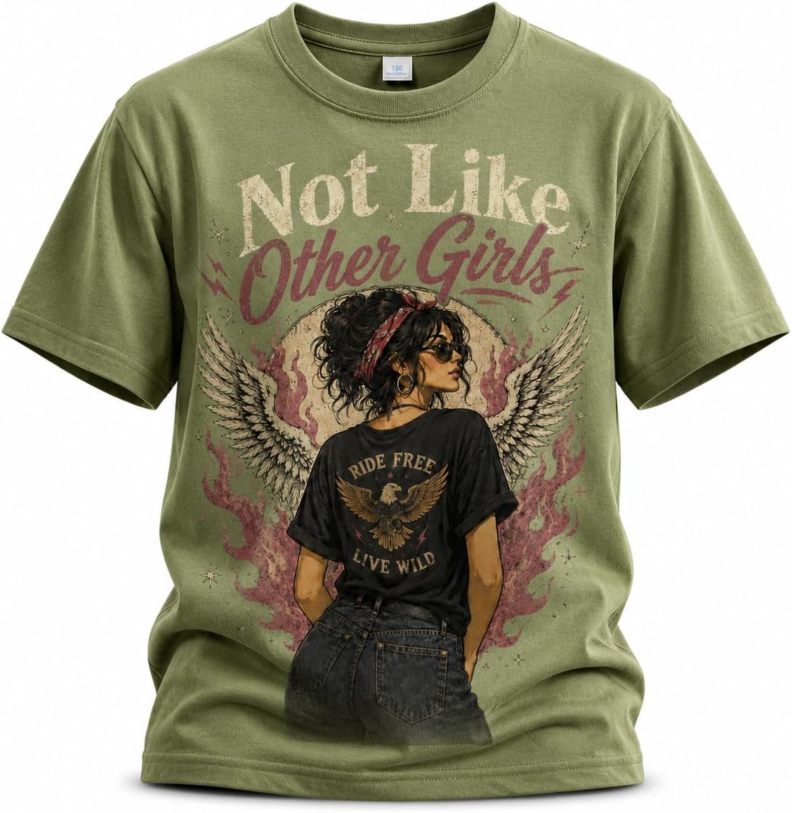 Girls Cargo Pants 2 Piece Outfit - Cute Clothes for Girls 10-12, Graphic Tee Wide Leg Jeans