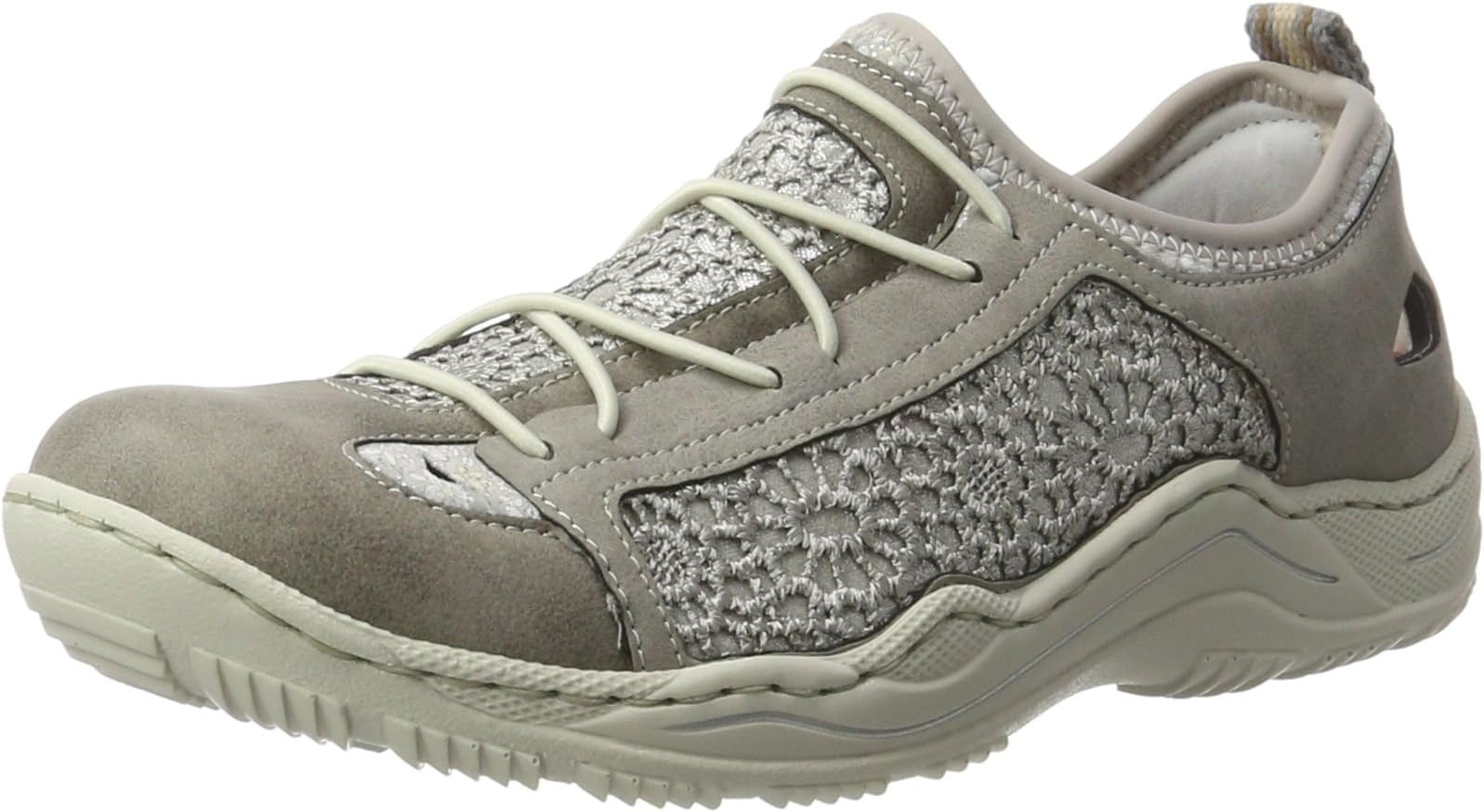 Rieker womens Trekking dust/dust-silver size 42.0 EU