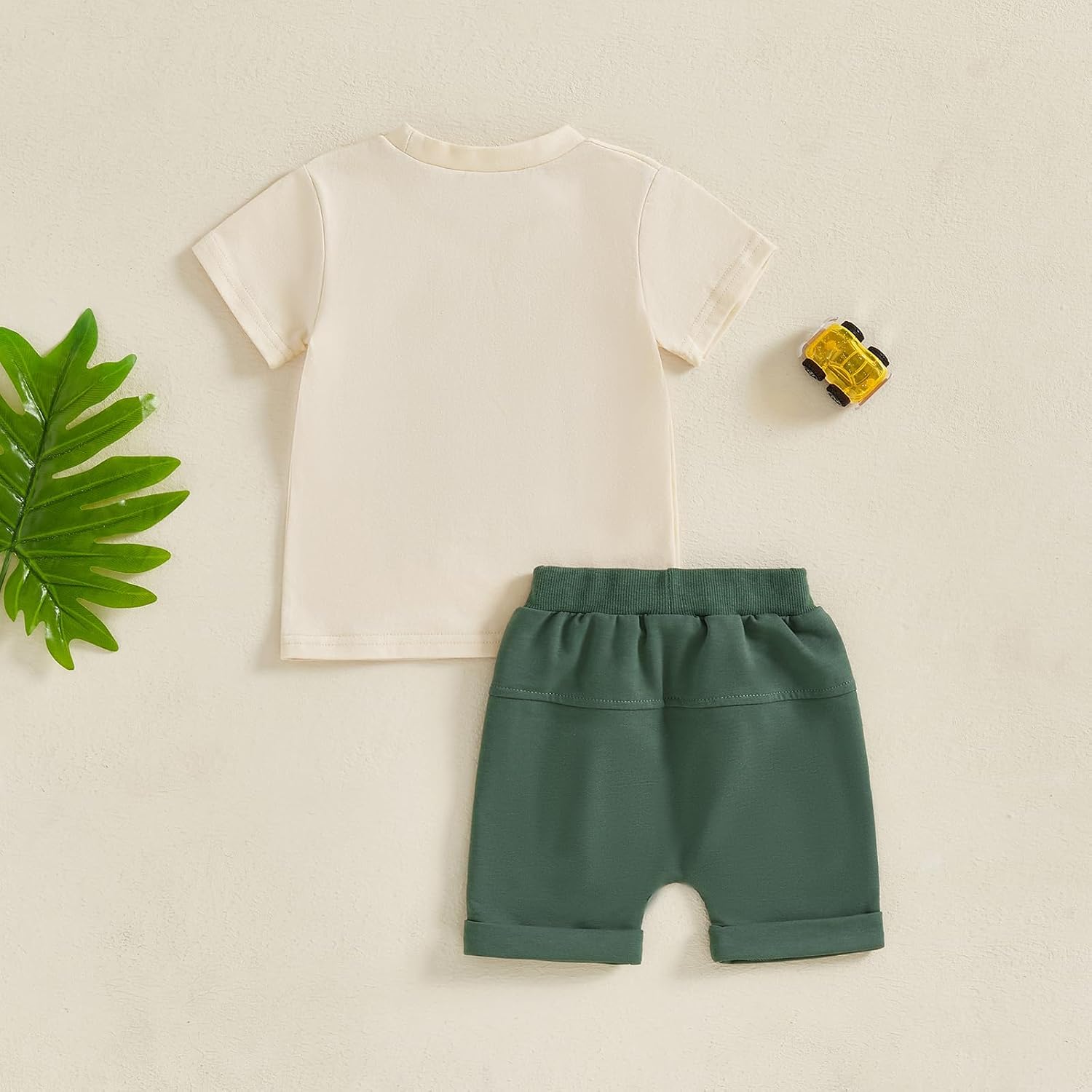 Toddler Baby Boy Garbage Truck Short Sleeve T-Shirt Tops Shorts Set Trash Day Truck Driver Outfit 2Pcs Summer Clothes