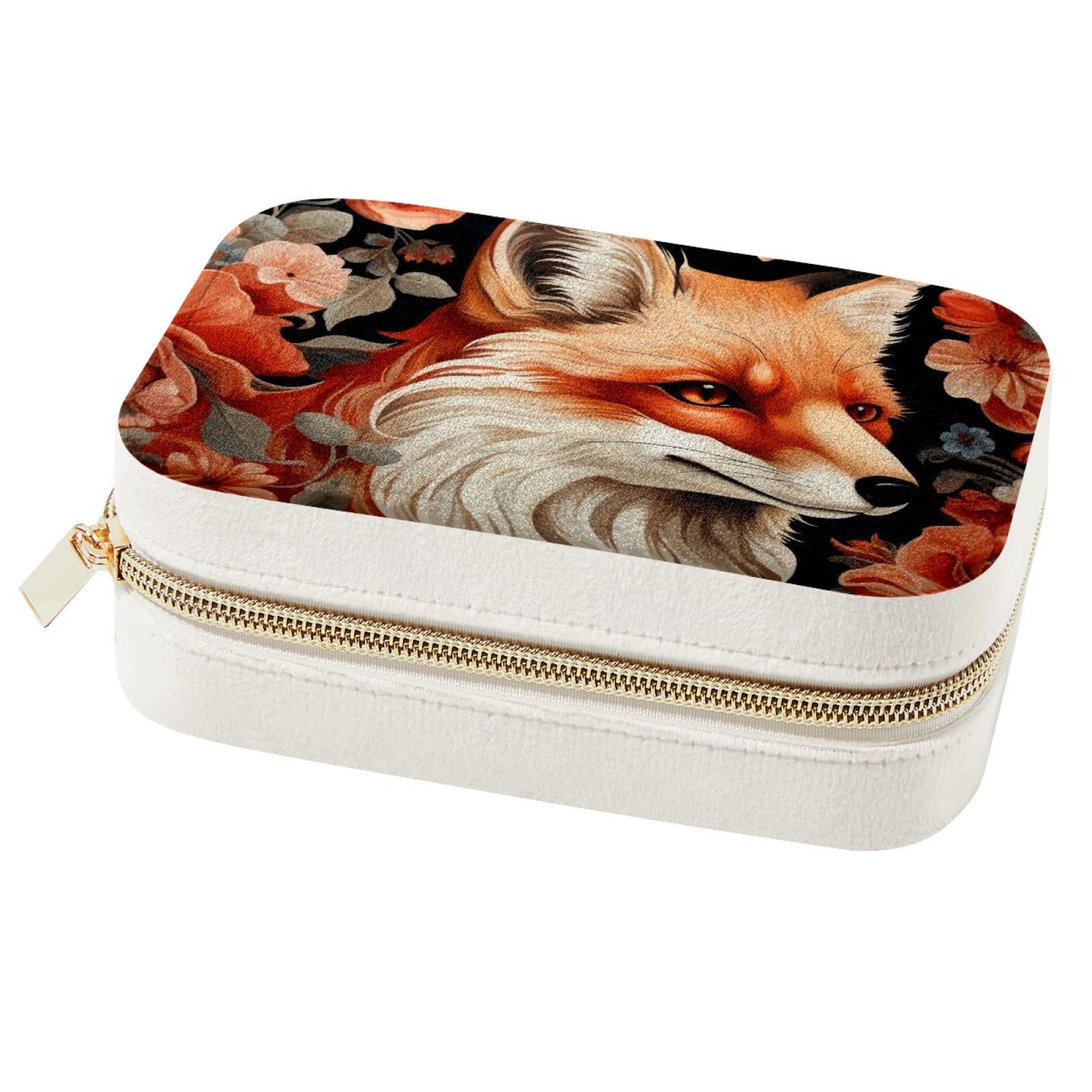Boîte à bijoux de voyage pour femmes idéale pour glisser dans un sac à main