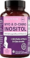 Vista 10 de Intimate Rose Mezcla de mio-inositol y D-Chiro inositol - Proporción de mezcla 40:1 - Apoyo diario para el bienestar de las mujeres - Vitamina D
