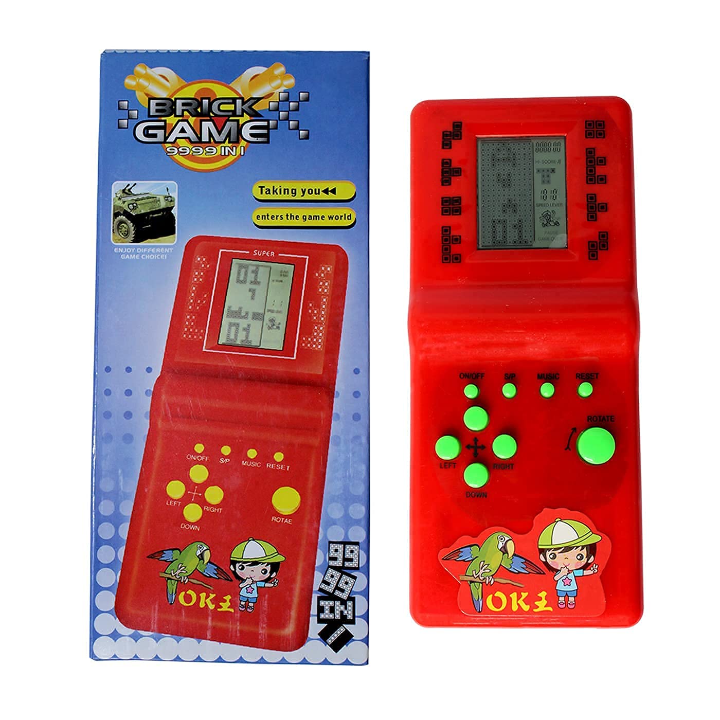 TECH TRENDS introduced Handheld Brick Game 9999 Game in 1 Video Game / Portable and Long Lasting ( Battery not Included) (B0DBQCT12J) Amazon Price History, Amazon Price Tracker