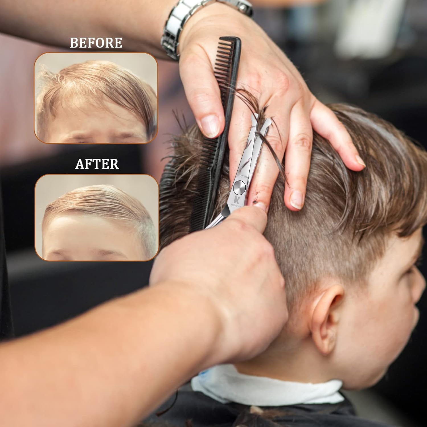 Tijeras Seguras Corte de Pelo Infantil