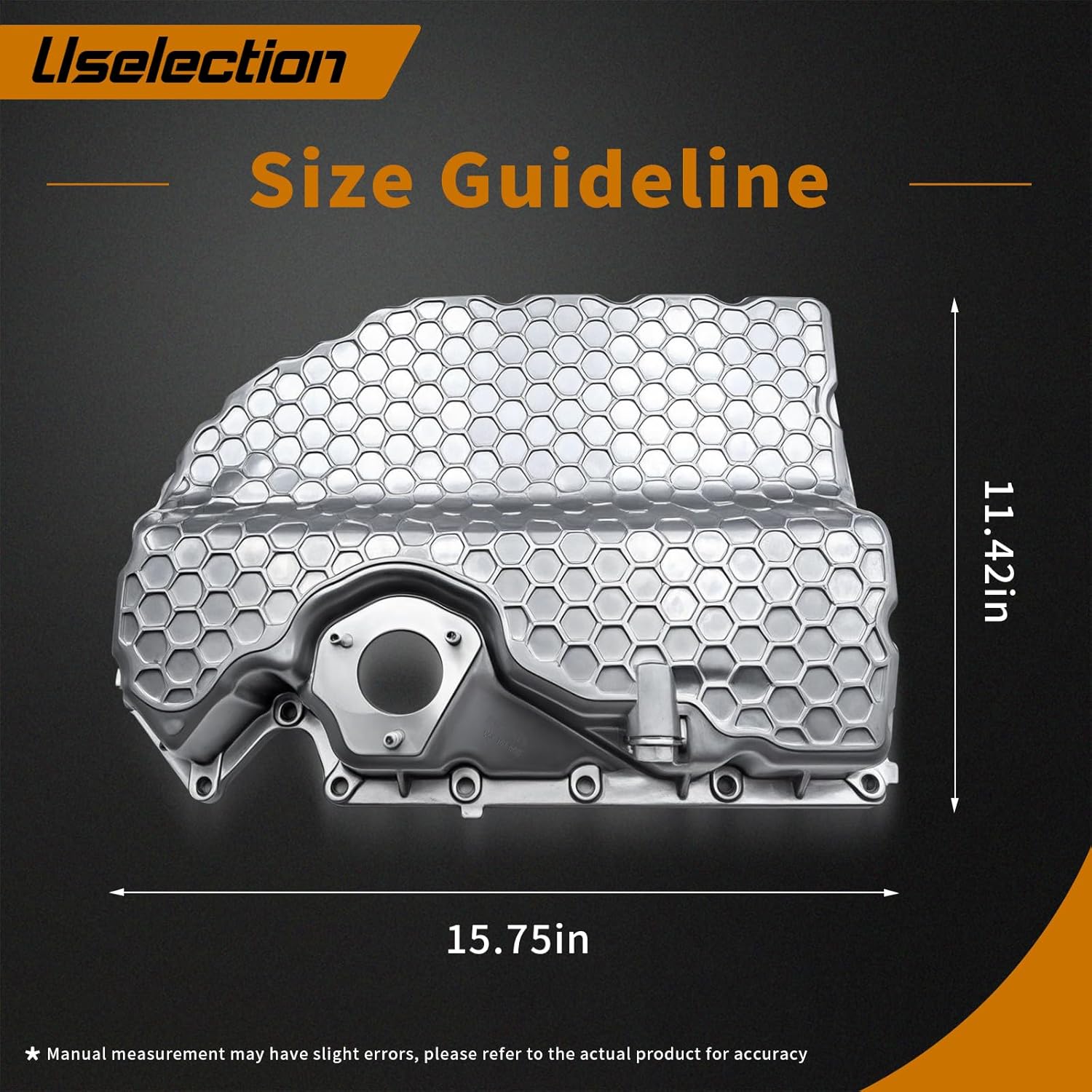 06K103600R Engine Pan Conversion Kit Aluminum Retrofit Low Profile Oil Pan Kit Replacement for A1 A3 S3 A3RS3 TT Golf GTI 06K103600AE 06K103600D (Aluminum)