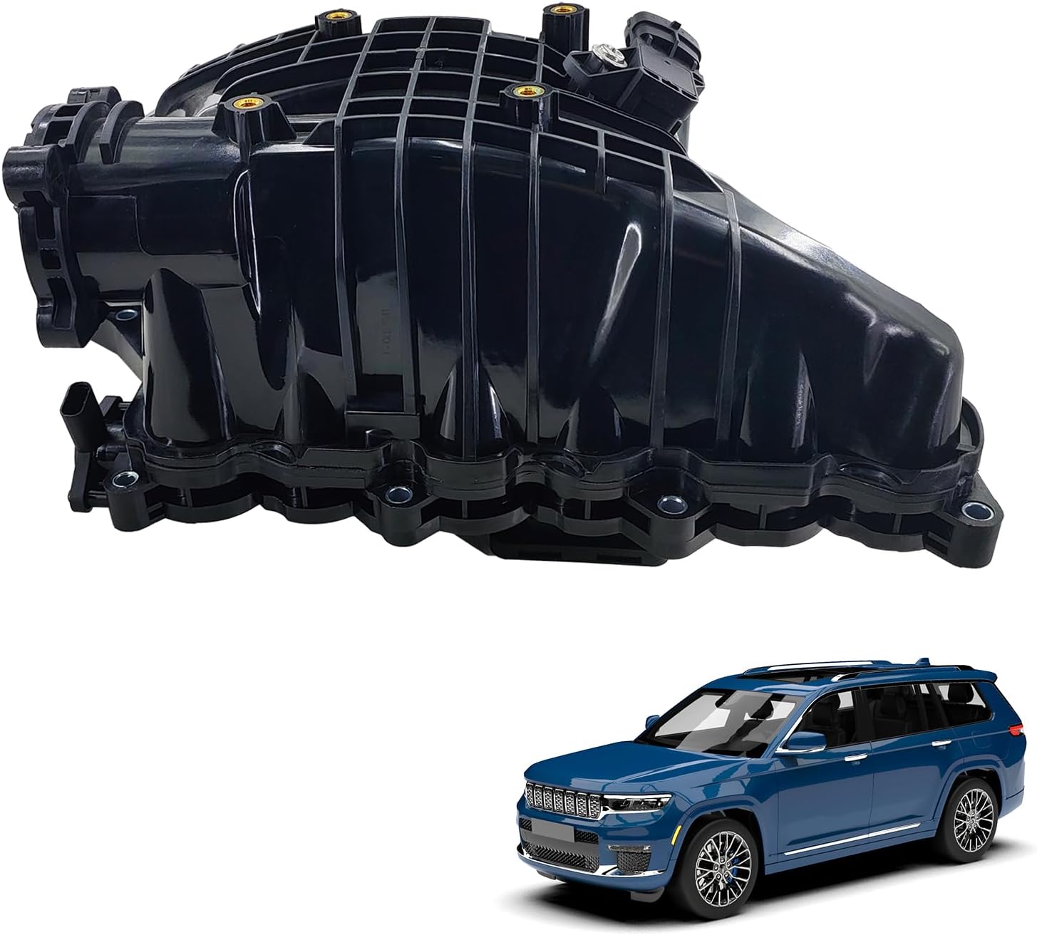 Intake Manifold with Actuator 68211167AA/68492577AA - Compatible with 2014-2021 Jeep Grand Cherokee, 2020-2023 Wrangler/Gladiator & 2014-2018/2020-2023 Ram 1500/1500 Classic 3.0L EcoDiesel Engines