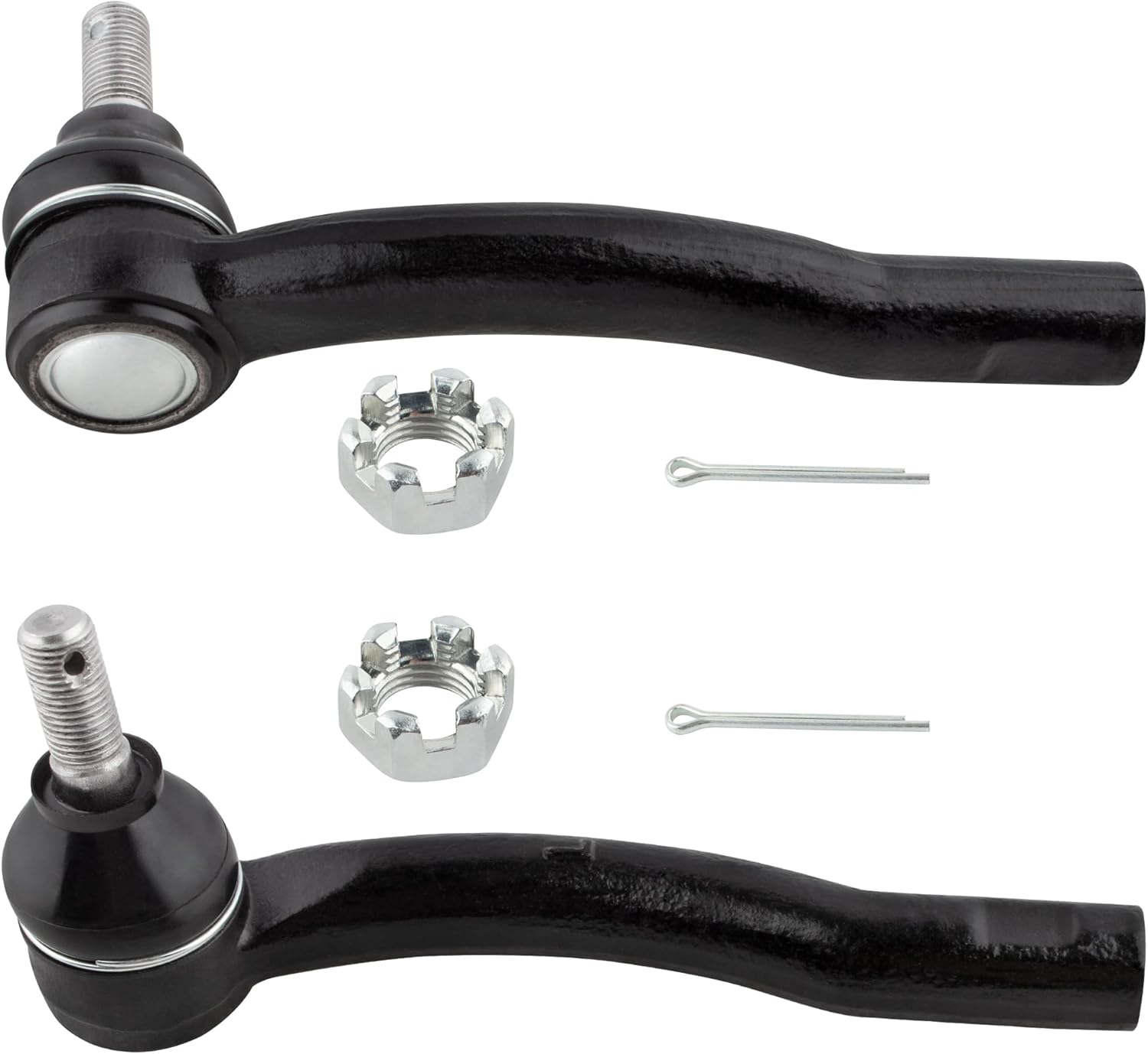 BOXI 2pcs Front Outer Tie Rods Fit for Toyota Corolla 2003 2004 2005 2006 2007 2008 Sedan 4-Door 1.8L | ES80432 ES80431