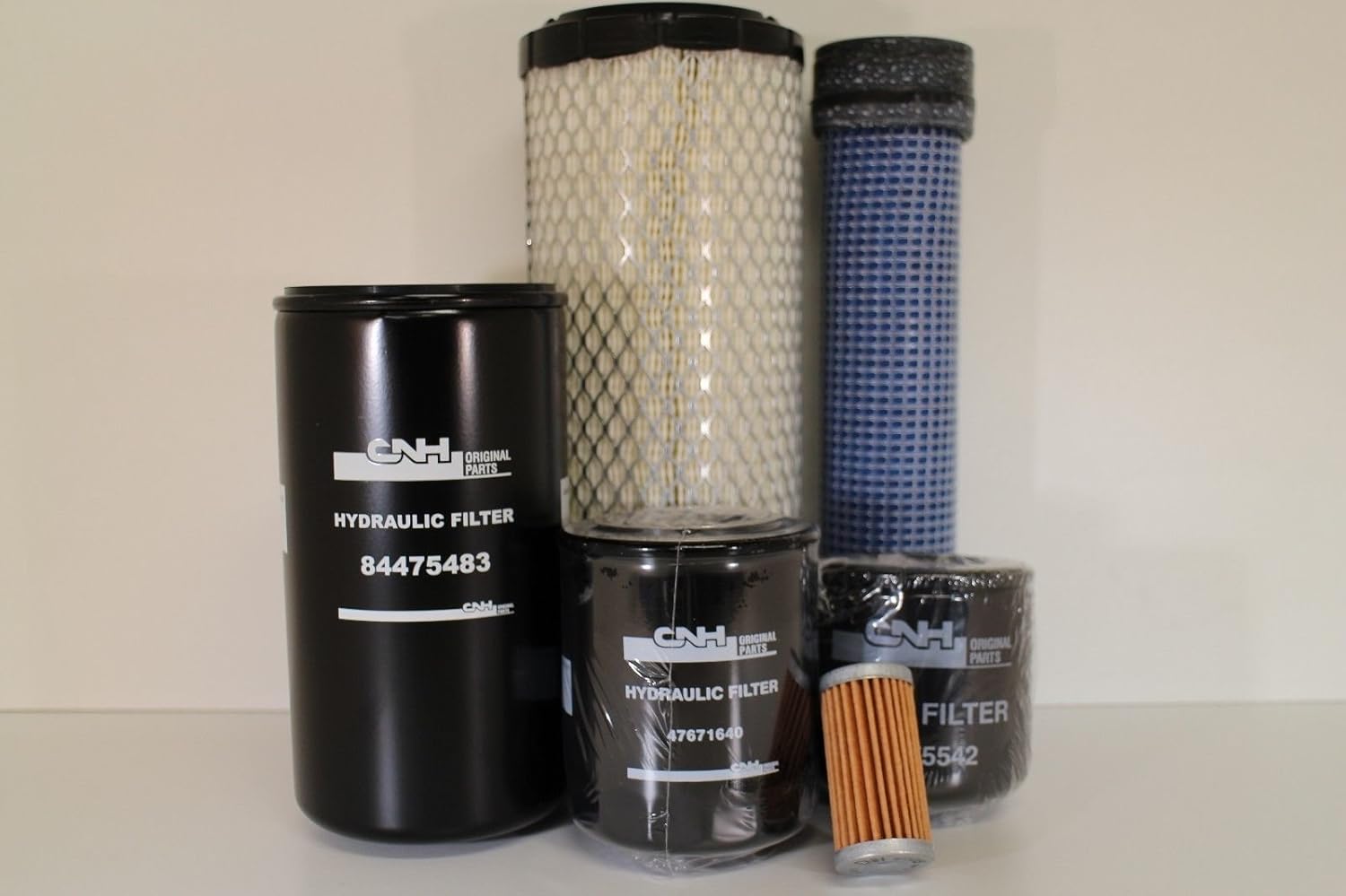 CNH New-Holland TC25D TC27D TC29D TC29DA TC30 TC33D OEM Filter Kit - Synthetic Fibers - Tractor, Heavy Machinery Compatible - Oil Filter Kit