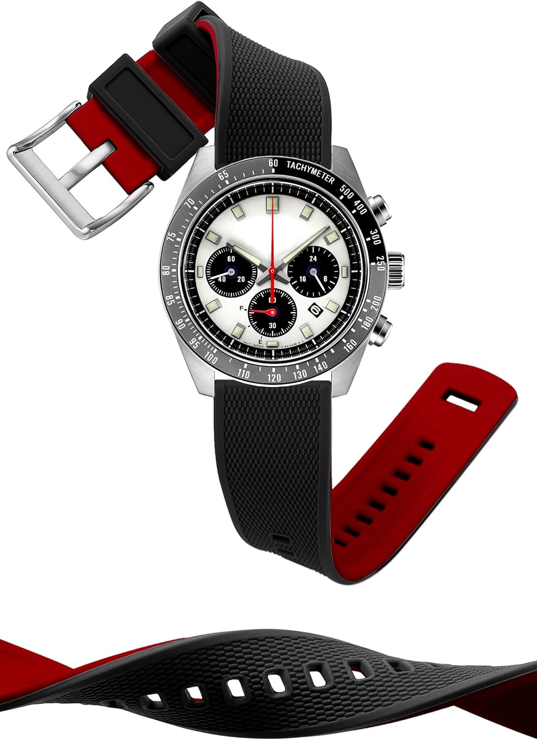 Silicone Watch Bands Quick Release 18mm, 20mm, 22mm for Men and Women Replacement Rubber Watch Band Soft Breathable Waterproof Sport Watchbands Straps - Image 5