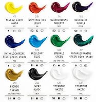 Vista 21 de Juego de 4 acrílicos Liquitex profesionales de cuerpo de pesado