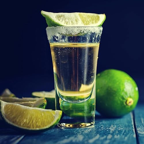 Miniatura 8 de NutriChef Paquete de 4 vasos transparentes  Juego de 4 vasos de chupito redondos elegantes de 1 onza  base estable, resistente a los golpes térmicos