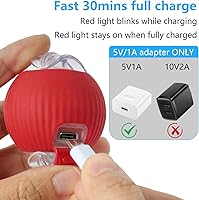 Vista 7 de Paquete de 2 juguetes interactivos para gatos de interior, juguete interactivo para gatos con cola de malla elástica, juguetes automáticos