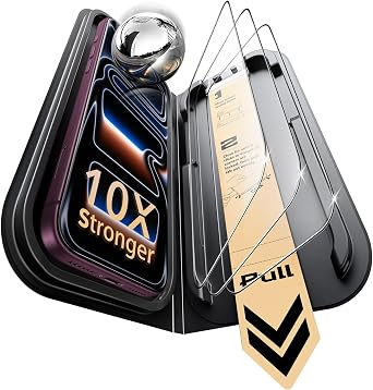 ESR iPhone 17 Pro Max Glass Film 3 Pack, AR Anti-Glare 10X Protection, US