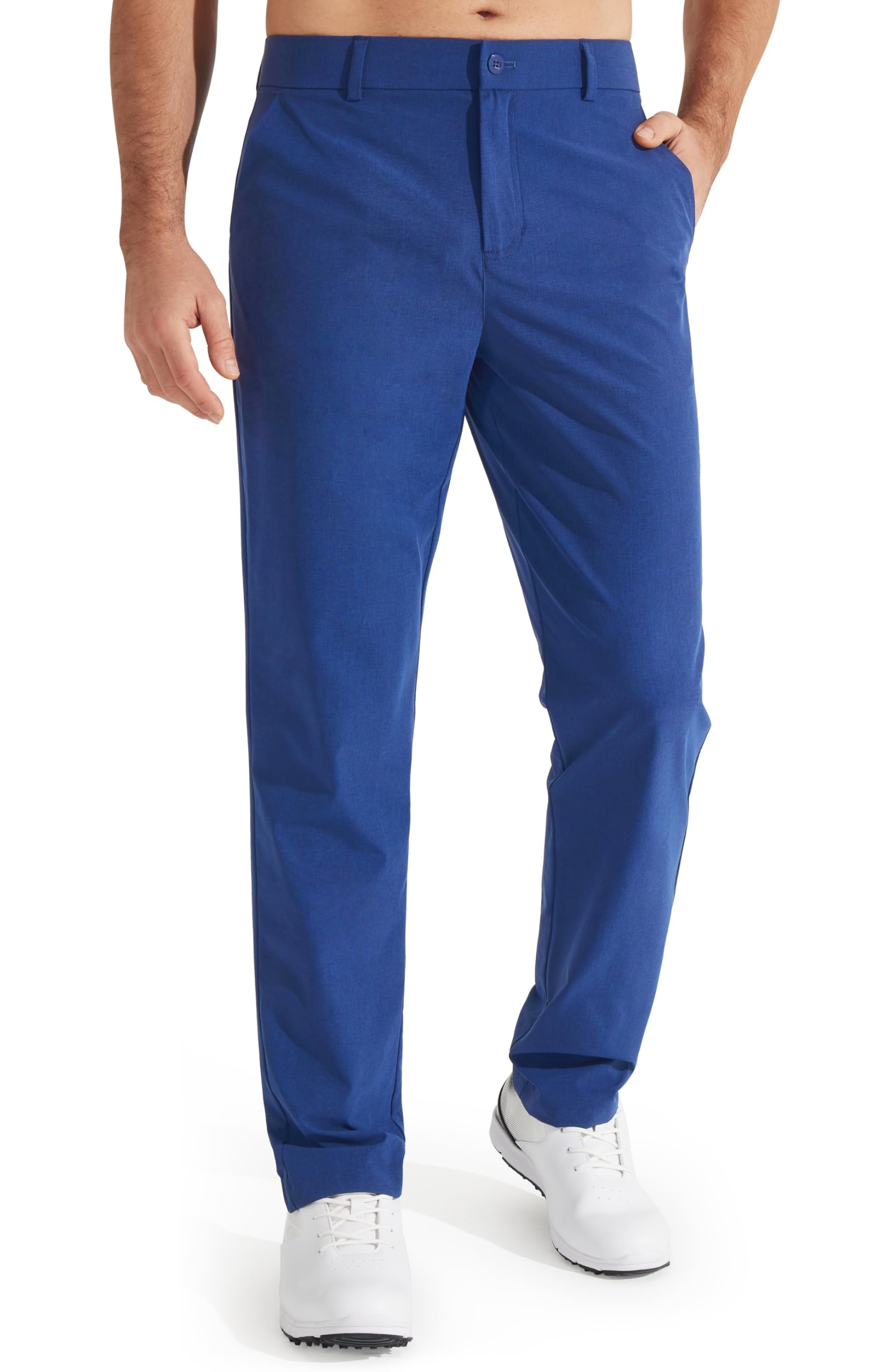 Libin Mens Golf Pants Stretch Work Dress Pants 30"/32"/34" Quick Dry Lightweight Casual Comfy Trousers with Pockets — view 15