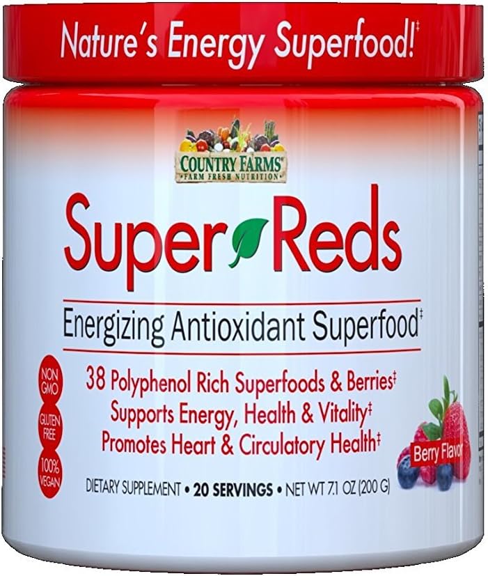 Super Reds, Berry Flavor, 7.1oz. Per Jar (2 Pack)