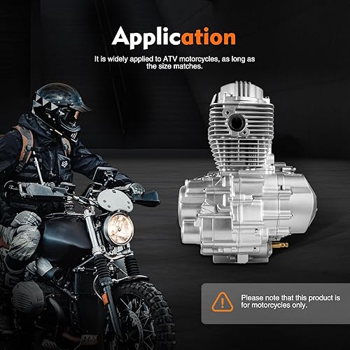 Miniatura 4 de Motor vertical de 4 tiempos de 200 cc250 cc, motor CG250 ATV de un solo cilindro con sistema refrigerado por aire, kit de motor de transmisión