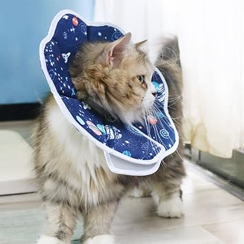 Adjustable For Neck Cone After Wound Protective Crown Cone Elizabethan Collar Soft Foldab Adjustable Cone Collar For Dogs