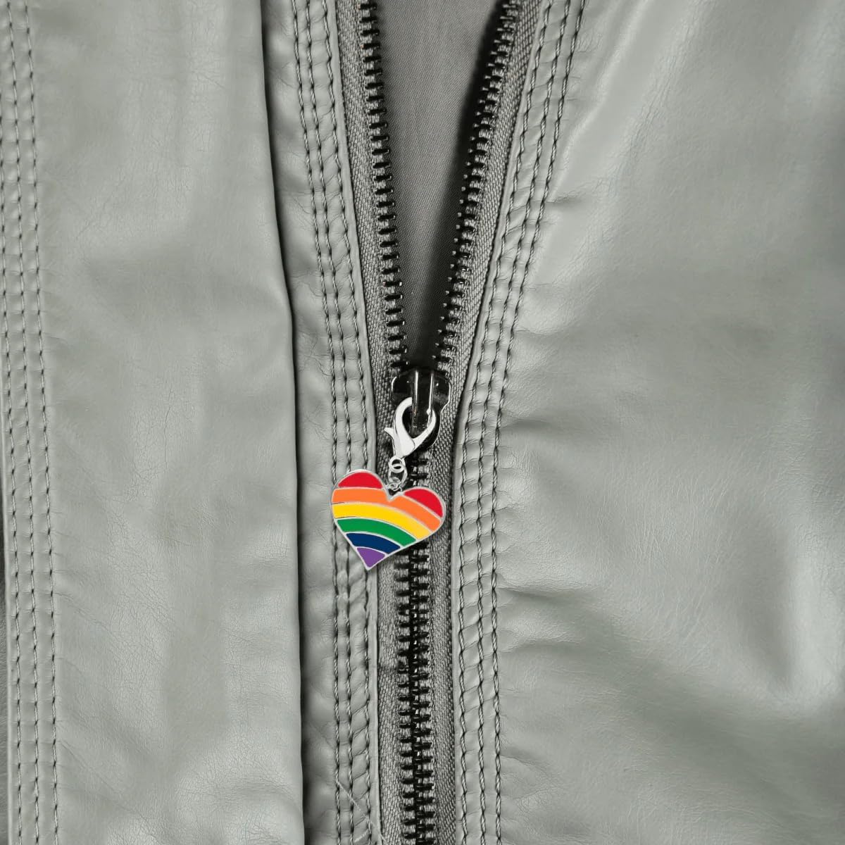 Gay Pride, LGBTQ, Rainbow Pride, Transgender, Bisexual Hanging Charm for Bracelets, Purses, Zipper Pulls on Backpacks, Jackets, Pet Collars - Gay Pride Accessories