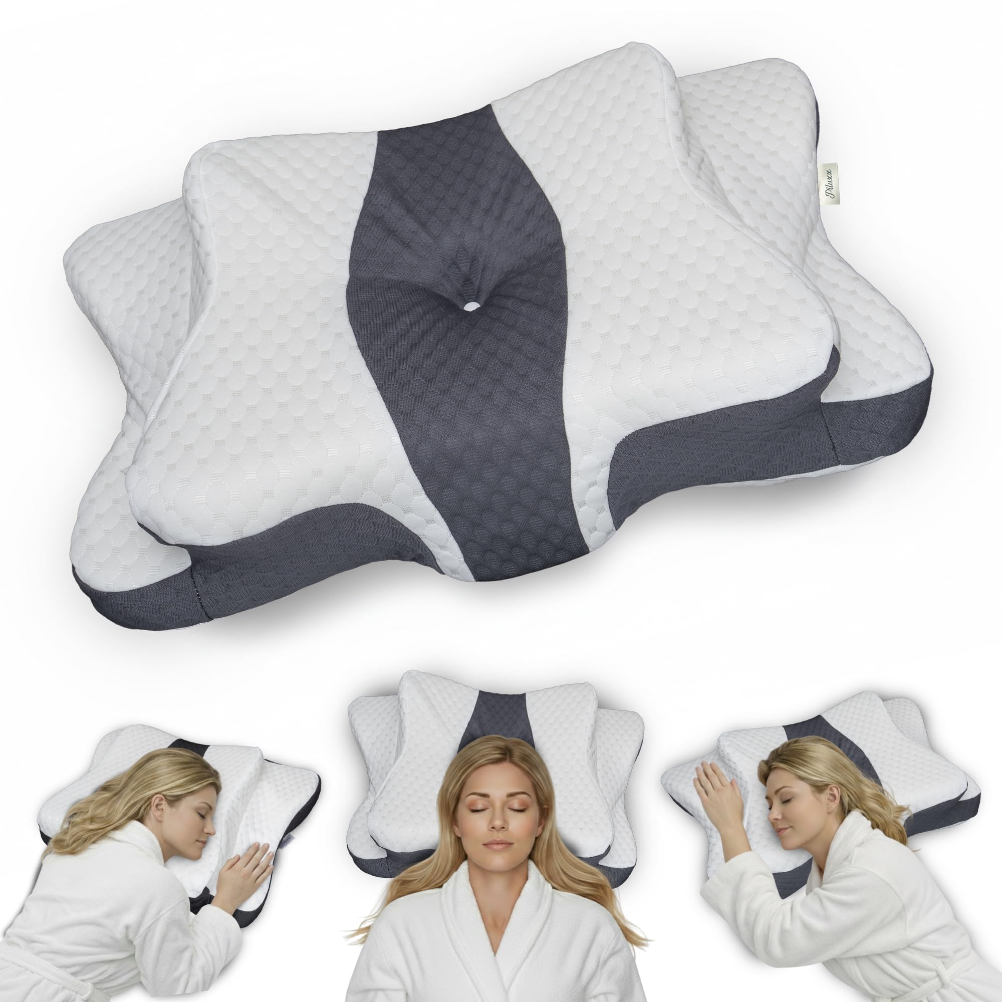 Amazon.com: piluxx Ergonomic Cervical Neck Pillow for Sleeping