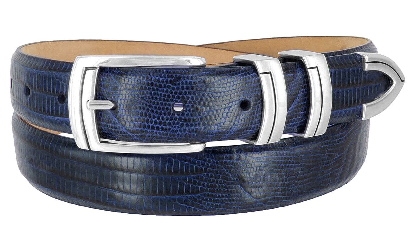 BS8191 Genuine Full-Grain Cowhide Leather Designer Golf Dress Belt 1-1 8 30mm Wide