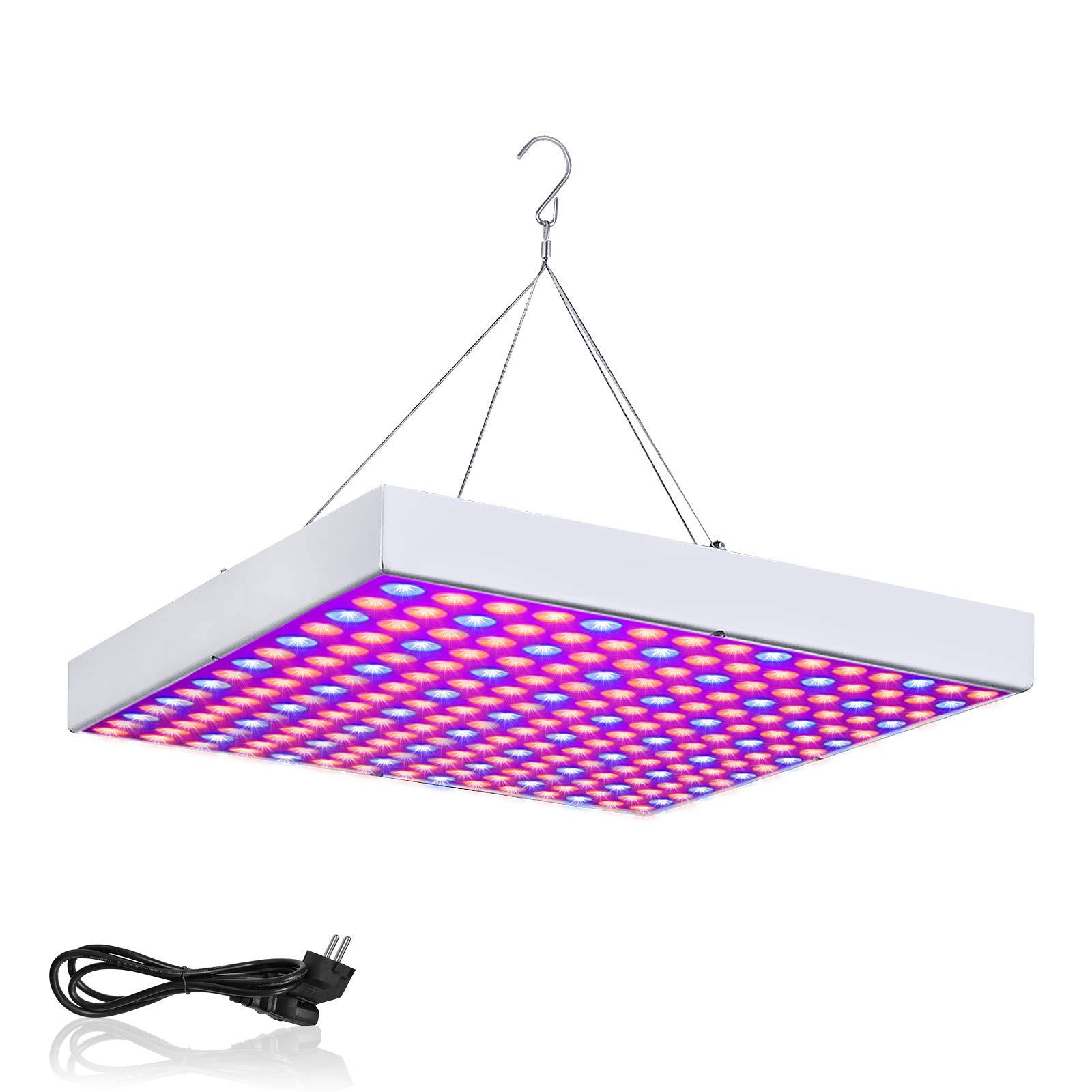 UISEBRT Lampada per Piante LED a Spettro Completo Luce per Piante da Interno, Lampada per Piante 250 LED Rosso&Blu Lampada LED per Piante Lampada di Crescita per Piante da Interno, Fiori e Verdure